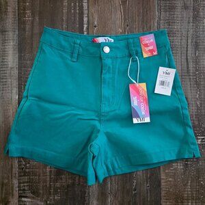YMI Forever Color Woman's Shorts Atlantis (green) NWT Medium